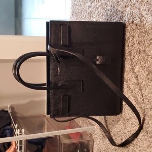 Saint Laurent, black, Sac De Jour, small, leather